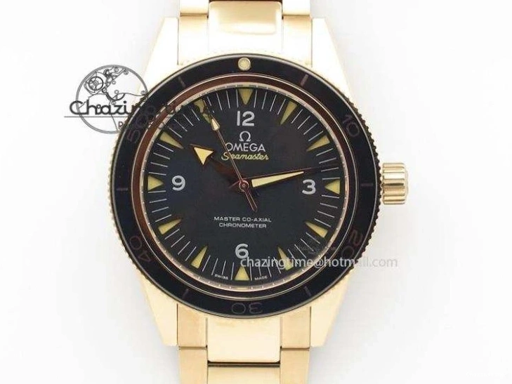 0418 Planet Ocean Professional Rose Gold Liquid Metal V6F 42mm On Black Rubber Strap A Vibrant 8266